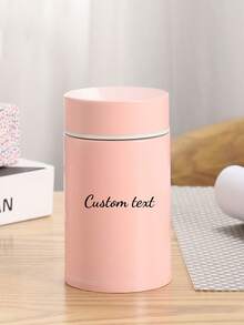 1pc Customizable Stainless Steel Mini Pocket Flask, Portable Insulated Cup - Multicolor - View 7