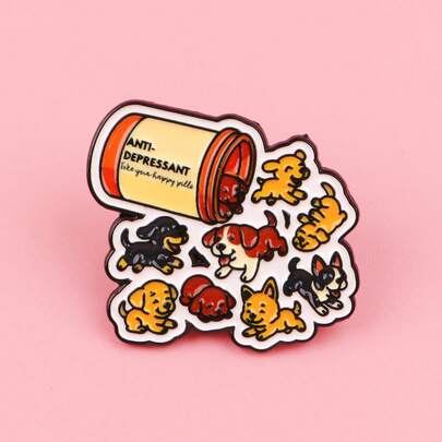 Broche de esmalte "Não olhe para trás, você não está indo nessa direção" - Broche para lapela, distintivo para mochila, broche feminino, acessório de moda para presente ou roupa.