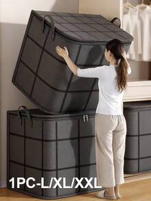 4pcs Thick & Durable Christmas Tree Storage Bags, Provide Ample Space For Your Christmas Tree And Decorations, Large Reusable Wardrobe Organizer Bags With Zipper And Sturdy Handles - Black - View 14