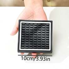 Bar Mat Coaster, Shaker Cup Anti-Shock Pad, Coffee Machine Drip Tray PVC Waterproof Heatproof Anti-Slip Coaster - Multicolor - View 3