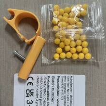 迷你口袋手枪减压玩具，指环减压小工具，派对和礼品射击玩具，有助于缓解焦虑和紧张 - 彩色 - 查看 11