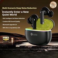 ASUS a豆R11 ANC ENC Wireless Earbuds, Bluetooth 5.4, 400mAh Battery with 20 Days Standby, IPX5 Waterproof, Low Latency for Gaming Music – black - 查看 1