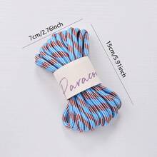 6mm Polyester Braided Rope | 196.85 Inches Per Roll, Vibrant Fashion Colors, Suitable For Crafts, Tent Ropes And Various Holiday Decorations - 6mm Rope - View 2
