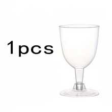 【数量】件 可重复使用的透明高脚杯,包括葡萄酒杯、香槟杯、马提尼杯、派对玻璃器皿,适用于活动、派对、婚礼、餐厅、庆典、水果杯、饮料杯 - 無色 - 查看 14