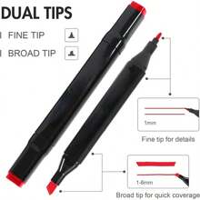 Double-Ended Markers, 120 And 168, Perfect For Artists' Drawing And Coloring Projects, Suitable For Sketching, Coloring, And Illustration, A Complete Set For Art Sketching. - 168 Items + Picture Book - View 6
