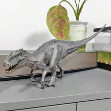 Mini Dinosaur Figurine Model, Realistic Dinosaur Design, Creative Holiday Gift, Small Dinosaur, Animal Model, Mini Model - Black - View 2