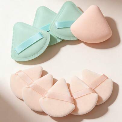 MAANGE 2/4/9件套多功能粉扑套装，适用于粉底、修容、眼部及眼角区域，可湿用，柔软亲肤，方便携带。是旅行、化妆、居家或外出时的理想之选，也是馈赠亲友的美妆好礼。