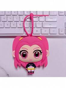 DOBBLE 3style 经典卡通动漫人物 K-Pop 恶魔猎人形象原创可爱少女串签零钱包钥匙车载吊坠链包挂件日常便携精致派对圣诞节圣诞袜填充物情人节复活节节日礼物 - 彩色 - 查看 5