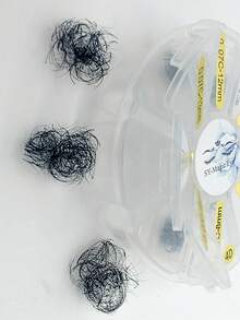 预制睫毛簇 500 根，4D-5D-6D-7D，手工预制睫毛簇，0.07mm 粗细，8-15mm 混合长度，C 卷度，适用于日常、婚礼、派对、化妆等场合。 - C - 查看 9