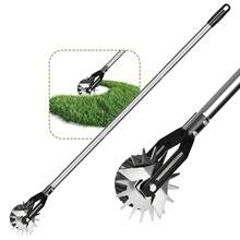 Edger Lawn Tool Hand Manual Wheel Rotary Lawn Edger With Adjustable Stainless Steel Handle Trimmer Grass Edger For Garden Sidewalk Yard Driveway Precise Grass Trimming - 1pc Black - View 8