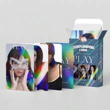 TWICE MISAMO 新专辑《Play》124张小卡套装，包含全息卡、LOMO卡、贴纸、双面高清照片卡、书签 - 彩色 - 查看 11
