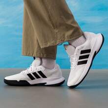 Adidas Men's Sneakers 2026 New GAMECOURT 2 Low-Top Tennis Shoes KI0781 - White - View 1