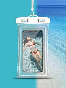 1pc Universal Waterproof Phone Case, 3D Waterproof Phone Protective Cover, Waterproof Phone Pouch, Suitable For Travel, Beach, Swimming Pool, Cruise, Compatible With IPhone/ And Other Phones, Prevent Water Damage - Multicolor - View 8