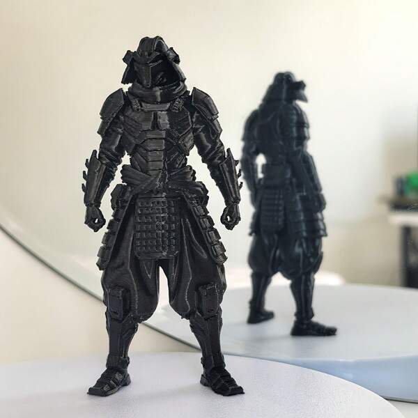 1pc Dark Warrior - Mechanical Wanderer Statue, Suitable For Home And Office Decor, Role-Playing Game Accessories And Artistic Desktop Decoration - Perfect Gift For Gamers, Friends And Family