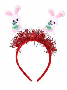 1pc Rabbit & Chick Egg Party Cute ABS Plastic Easter Headband - Multicolor - View 5