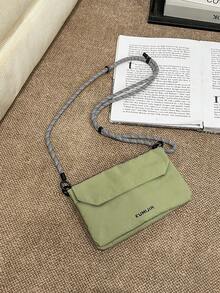 男士极简小方包，轻便休闲单肩/斜挎多功能通勤收纳包 - 彩色 - 查看 3