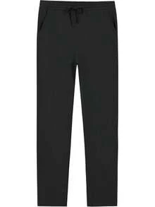 Men's 36" Inseam Tall Cotton Sweatpants With Pockets - màu đen - Xem 6