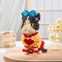 2026 New Animal Building Blocks Cat Unisex Series Assembly Toy, High Difficulty Adult Puzzle, Living Room Decor, Gift For Friends And Family - Multicolor - View 6
