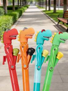 1支/2支/4支装酷炫恐龙拳击圆珠笔 | 趣味弹簧式圆珠笔，适合作为学生返校礼物和课堂奖品 - 恐龍拳擊筆 - 查看 16