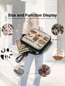 1pc Dog Print Dog Treat Bag, Pet Training Set With Hook And Zipper - Pet Poop Bag, Small Dog Pet Training Walking Bag, Semi-Transparent Dog Treat Bag, Pet Training Set With Hook And Zipper - Multicolor - View 3