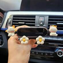 yucen 2026 New Cute Cat Car Phone Holder, Air Vent Mount Navigation Bracket Accessories - A - View 5