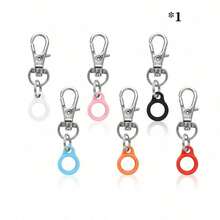 3支/6支装多色笔套，带徽章夹 - 采用硅胶和锌合金材质，配有安全口袋夹，适用于荧光笔和书写工具（不含笔），返校必备 - 多色. - 查看 12