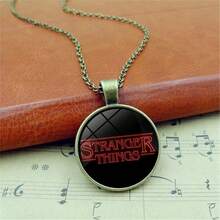 1件时尚宝石吊坠项链，百搭毛衣链，新年/情人节/复活节礼物【款式随机】 - 彩色 - 查看 3