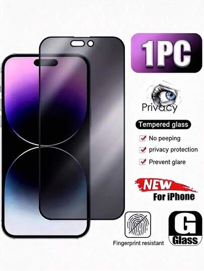 1片装防窥屏钢化膜，兼容 11/12/13/14/15/16/17/17Air/17Pro/17Pro Max，防摔、防刮、防碰撞，保护隐私，安全第一，适合日常工作和户外使用，是日常防护、办公、居家手机屏幕保护膜的理想之选。这款手机屏幕保护膜具有防窥、防水、防震、防摔、防刮等特性。