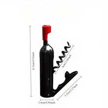 1/10 piezas Abridor de botellas de vino de acero inoxidable, portátil y multifuncional con diseño de espiral de giro fácil y almacenamiento conveniente - Multicolor - Ver 6