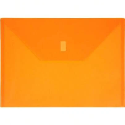Design-R-Line Poly Envelope 9-3/8 X 13 Inches Transparent Orange 1 Envelope 22080-OR