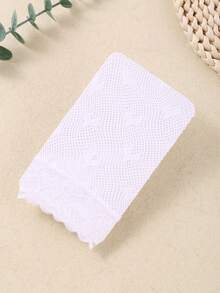 1/3 Pairs Beige Lace-Trim Baby Capri Tights With Heart Jacquard Cut-Outs, Girls Lolita Tights With Mosquito Protection & Snag-Resistant Fit, Ultra Soft Stretchy Breathable Non-Binding Everyday Capris, 0-36 Months For Spring Summer School Wedding & Daily Wear, Baby Tights, Girls Tights, Lolita Tights, Capri Tights, Sheer Tights, Back To School Gift Girls Wardrobe Collection - Multicolor - View 5