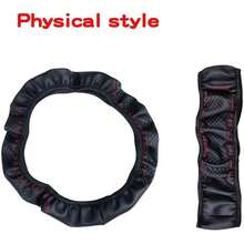 15-Inch (Approx. 38.1cm) Universal Steering Wheel Cover - Breathable PU Leather With Odorless Rubber Grip, Classic Anti-Slip Design, Fits Most Vehicles - Solid Color - View 8