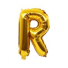 1 Pc Gold Custom Letter Balloons Kit 16Inch, DIY Phrase Banner For Wedding Birthday Party Supplies, A-Z Letters,0-9 Numbers(Gold) - Gold 16-inch Letter - View 45