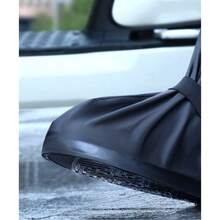1 Pair PVC Rain Shoe Covers, Men's Waterproof Anti-Slip, Women's Thick Durable High-Top Rain Boots - Tall - View 11