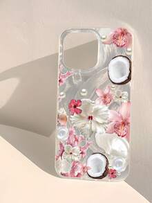 1 funda de teléfono eleganteNo incluye cordón ni soporte. Resistente a golpes. ResortStyleFashionTropicalIslandButterflyOrchidHibiscusCoralCoconut,SeashellFakePearlPatternPhoneCase,ThickTransparentProtectorCoverForSamsungA05,A05S,A13,A14,A15,A53,A54,A55,A56,S22,S23,S24,S25,11,12,13,14,15,16,17ProfessionalMax,InternationalVersion,NoTheHomeVersionSpringBirthday - Multicolor 2 - Ver 4