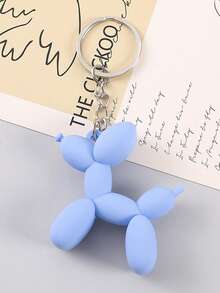 1/4 piezas Lindo llavero de perro globo, adecuado como regalo, decoración de auto, dije de bolso, estilo retro gótico Y2K - Multicolor - Ver 9