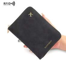 Passport Holder With Zipper, Slots For ID Card And Credit Card, Portable Foldable Storage Bag, Essential Travel Document Organizer, Fashionable Design, Suitable For All Seasons, Indispensable Travel Accessory - Multicolor - View 15