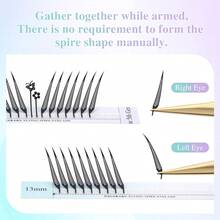 12 Lines 0.07C D NAGARAKU Flying Spire Anime Effect Eyelashes Soft Plume Fluttering Extension For Comic Fox Style Makeup False Eyelashes - View 4