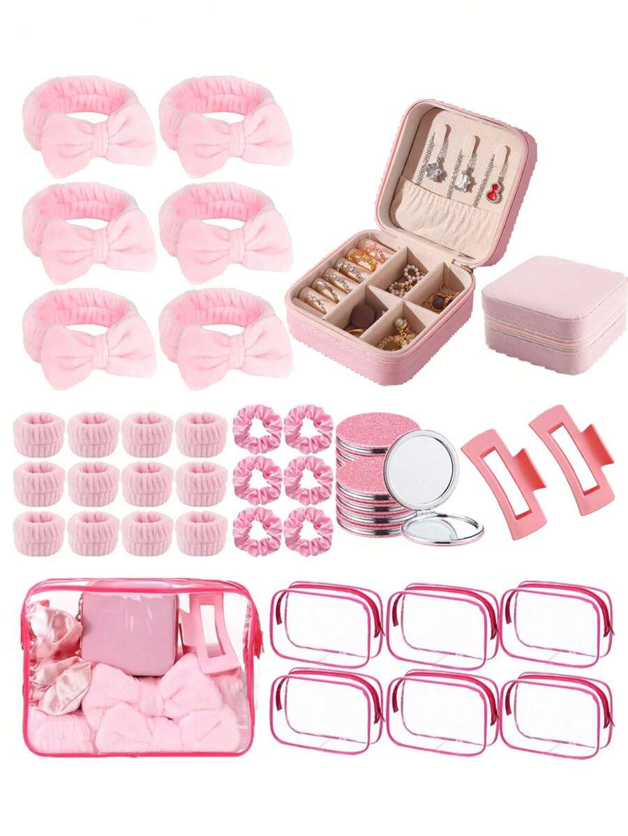 8/3件/1套伴娘水疗派对礼品套装，新娘派对拍照道具，新娘婚前水疗套装，单身派对水疗礼品，婚礼仪式装饰，宾客签到区礼品，婚礼互动活动奖品，结婚周年纪念礼物 - 查看 1