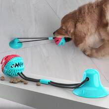 Dog Pet Toy - Interactive Dog Puzzle Toy With Suction Cup - Durable Chew-Resistant Rope For Tug-Of-War And Intelligence Development, Built-In Bell To Make Sound, Pet Chew Toy - Multicolor - View 1