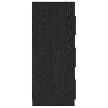 Armario de lavandería con puerta legno di quercia nero 50 x 68 x 162 cm nero legno di quercia per ufficio per studio per lavoro da casa con archiviazione design moderno per lavoro remoto studio universitario uso domestico per ufficio per - nero - Visualizzare 9