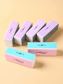 10pcs 4 Way Nail Buffer Block, Nail Shine Buffers Blocks Files For Natural And Acrylic Nails Smoother Buffing Block, Professional Manicure Tools, Nail Art Tools, Back To School, Nails, Manicure Tools - Multicolor - View 5