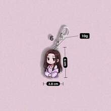 KATSEYE Keychain Pendant, International Girl Group MANON Pendant, MEGAN Bag Keychain - Multicolor - View 3