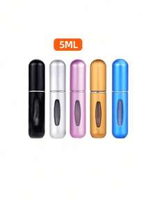 1pc Mini Refillable Travel Perfume Spray Bottle, Portable Perfume Pump Case, Fragrance Empty Spray Bottle, Suitable For Travel And Outings, Gift For Girls, Ladies, Moms, Travel Essential, Back To School Perfume Bottle, Home & Bathroom Decor - Multicolor - View 34