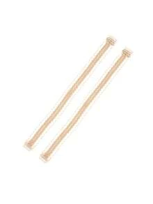 2 piezas Sujetador elegante y encantador con ribete de encaje, diseño de tirantes ajustables adecuado para estilo de hombros descubiertos, tirantes anchos con volantes, broche elástico antideslizante - Multicolor - Ver 19