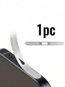 Miếng dán màn hình chống trầy xước, chống bụi bằng hợp kim kim loại, tương thích với iPhone 17/17Pro/17promax/16Plus/15Pro/14/13/12, có thể tháo rời không để lại dấu vết, không làm giảm chất lượng âm thanh, chống trầy xước. 1 miếng, quà tặng sinh nhật, quà tặng mùa xuân, quà kỷ niệm. - Bạc - Xem 26