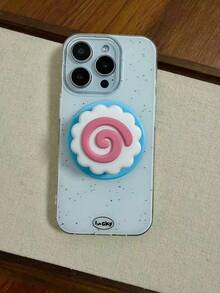 Cartoon Silicone Magnetic Phone Holder, Flower, Fruit, Cow Pattern Phone Grip Air Cushion Foldable Stand, Phone & Tablet Rear Support Bracket - Multicolor - View 16