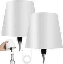Wireless Bottle Lamp,RGB LED Bottle Light With Remote Dimmable;Gifts - 白色-1pc - 查看 11