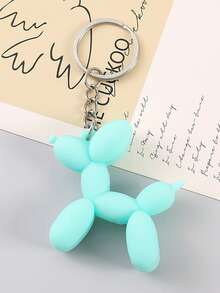 1/4 piezas Lindo llavero de perro globo, adecuado como regalo, decoración de auto, dije de bolso, estilo retro gótico Y2K - Multicolor - Ver 8