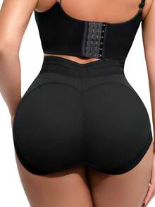 SHE Women Butt Lifter Panties Lace Tummy Control Shapewear Shorts Faja Colombianas Moldeadoras Comfortable Underwear - 彩色 - 查看 6
